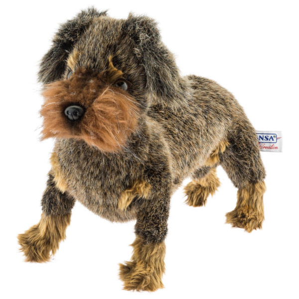 Peluche Teckel à poil dur debout — vue 2