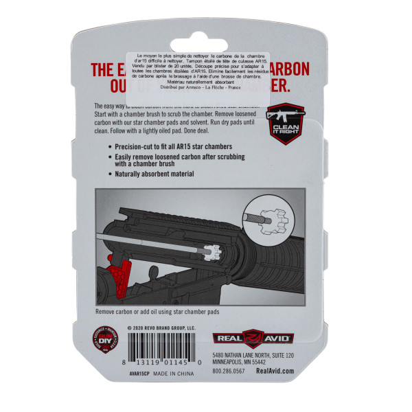Real Avid AR15 tampon de nettoyage de chambre — vue 2