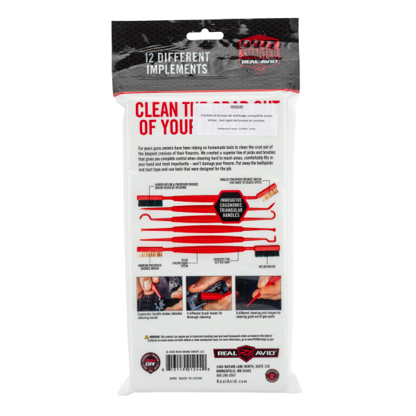 Real Avid set de nettoyage brosses - grattoirs — vue 6