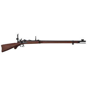 Fusil Springfield Trapdoor long range avec Dioptre