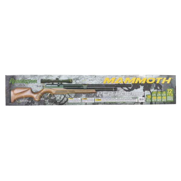 Carabine Remington Mammoth PCP C5.5 19,9J + Lunette 3-9X40 — vue 3