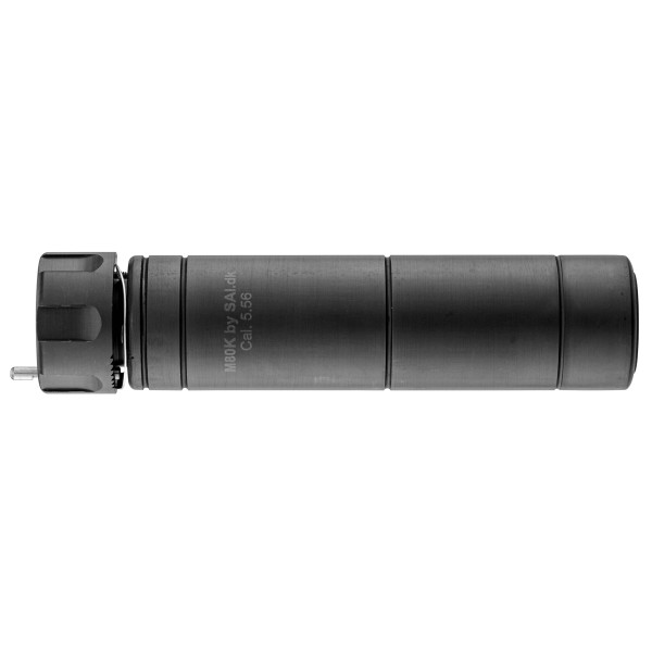 Silencieux SAI M80K cal 5.56 avec fixation QD pour cache flamme A2 — vue 3