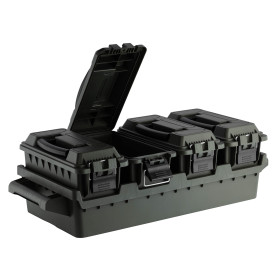 Set 4 caisses à munitions avec bac de transport — vue 2