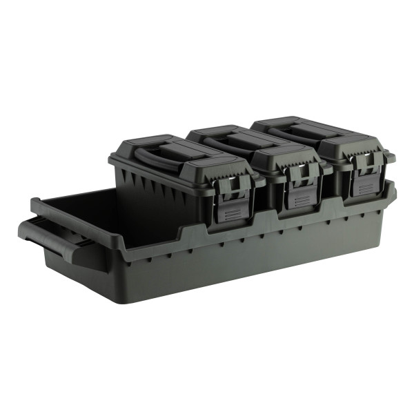 Set 4 caisses à munitions avec bac de transport — vue 4