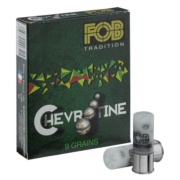 Cartouches Fob Tradition chevrotine - Cal. 12/70 — vue 5