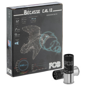 FOB 12/70 Spéciale Bécasse 35g Plomb 7 3/4 + 9 3/4 — vue 2
