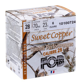 Cartouche de chasse sans plomb FOB Sweet Copper cal. 28 HP — vue 2