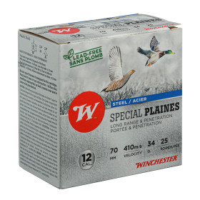 Cartouches de chasse Winchester 12/70 34g Acier numéro 5 Hautes Performances