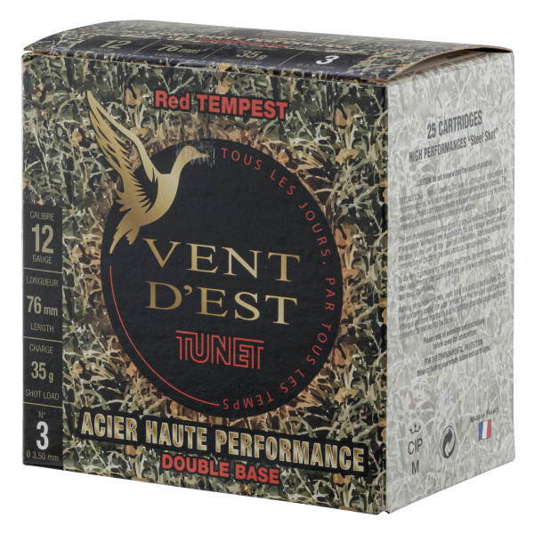 Cartouches TUNET Red Tempest 35g acier 12/76 Hautes Performances — vue 4