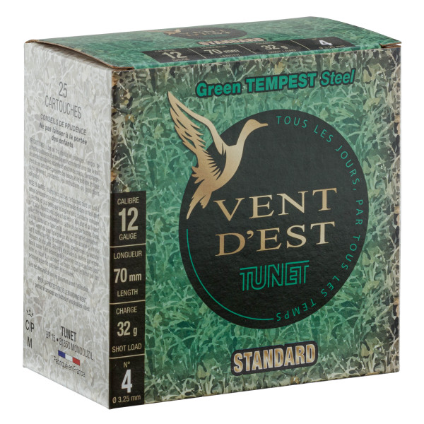 Cartouches TUNET,BLACK TEMPEST 32g acier 12/70 — vue 5
