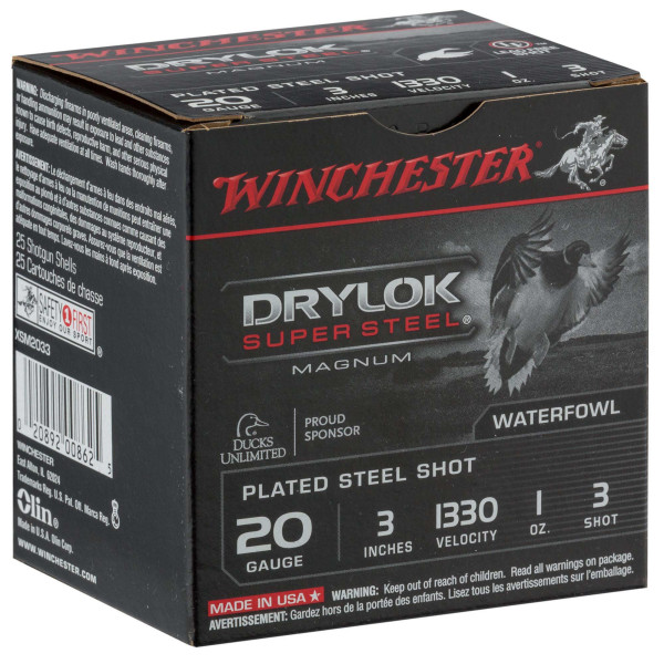 Cartouches Winchester Drylock Acier nickelé - Cal. 20/76 Hautes Performances — vue 5