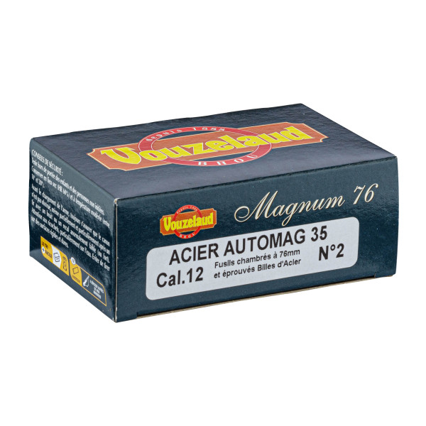 Cartouches Vouzelaud - Acier Auto Mag 35 - Cal. 12/76 — vue 7
