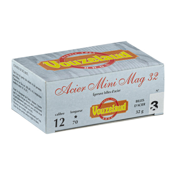 Cartouches Vouzelaud Acier Mini Mag 32 - Cal. 12/70 — vue 5