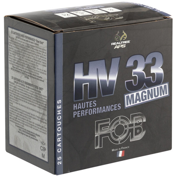 Cartouches Fob HV 33 Acier haute performance Magnum - Cal. 12/76 — vue 3