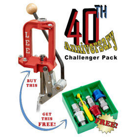 Presse à recharger Lee Challenger Breech Lock + jeu d’outils Carbide 3 Die Set
