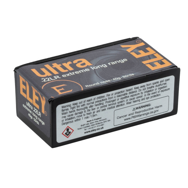 Cartouches ELEY Extreme Long Range .22LR 40gr / 2,59g — vue 5