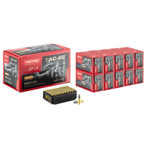 Cartouches .22 LR Norma TAC-22 — vue 3