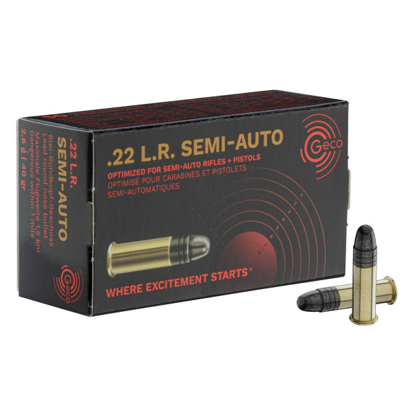 GECO Munitions .22 LR Semi-Auto 40 gr / 2.6 g — vue 3