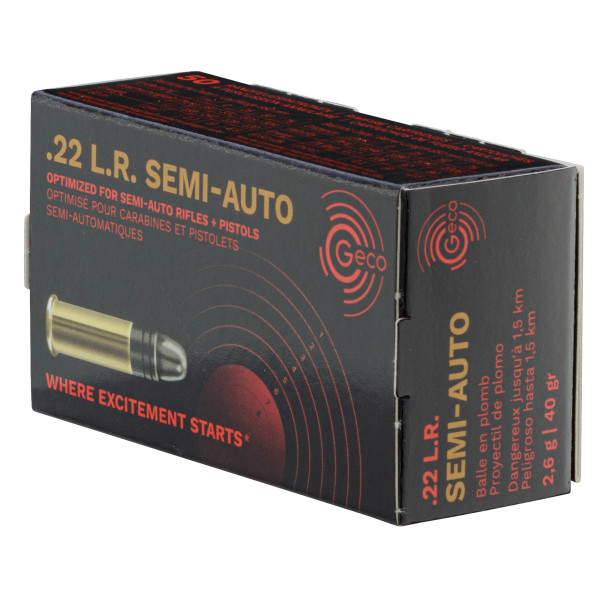 GECO Munitions .22 LR Semi-Auto 40 gr / 2.6 g — vue 6