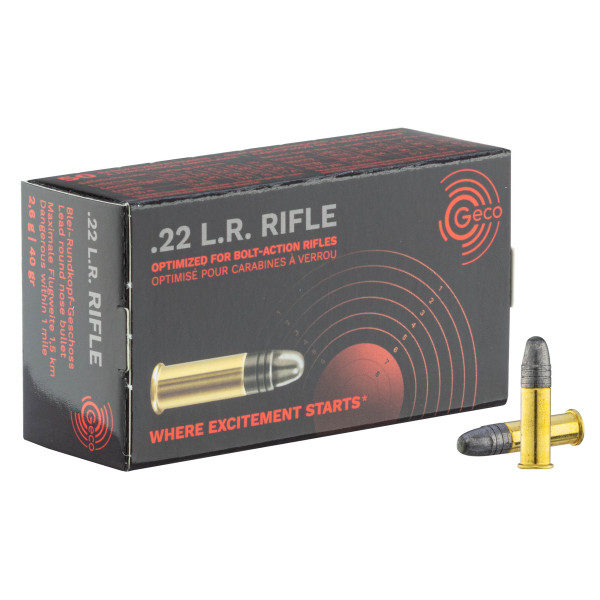 GECO Munitions .22 LR Rifle 40 gr / 2.6 g — vue 2