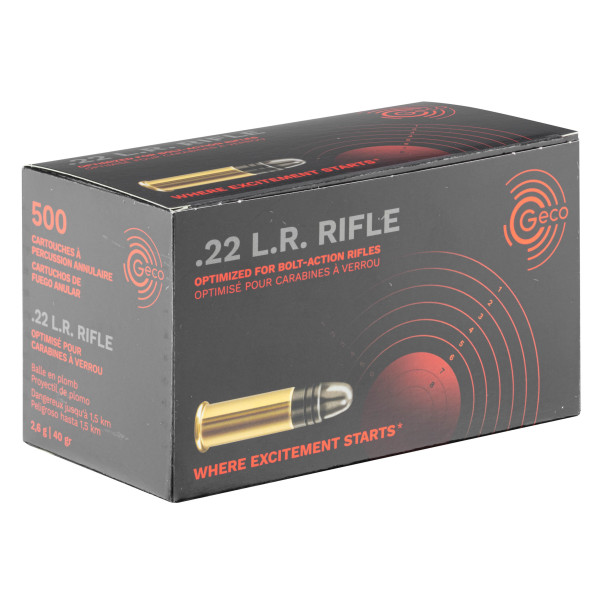 GECO Munitions .22 LR Rifle 40 gr / 2.6 g — vue 3