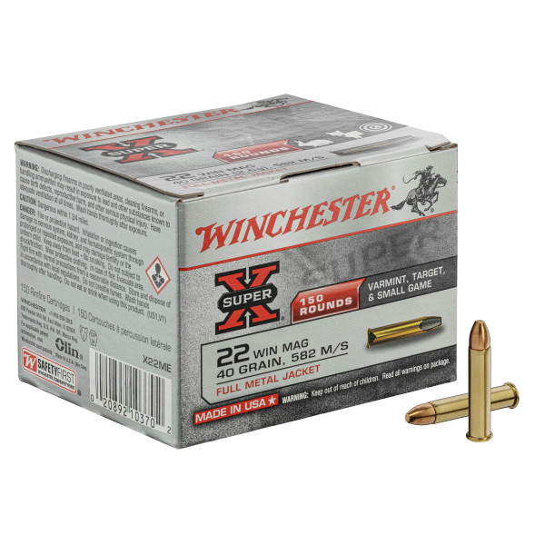 Munitions Super-X blindée cal. .22 Win Magnum — vue 5