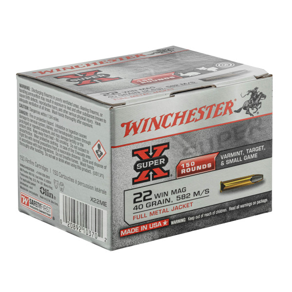 Munitions Super-X blindée cal. .22 Win Magnum — vue 6