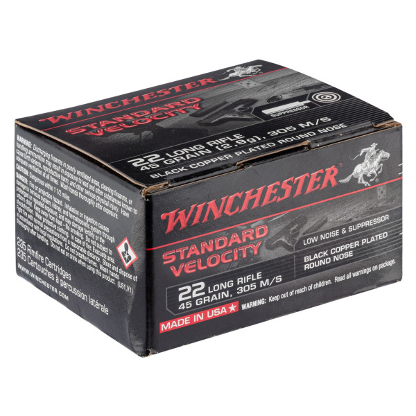 Cartouches 22 LR Black Copper plated round nose — vue 9
