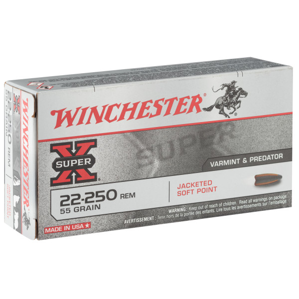 Winchester 22-250 REM Super-X JSP 55 gr (3,6 g) — vue 4