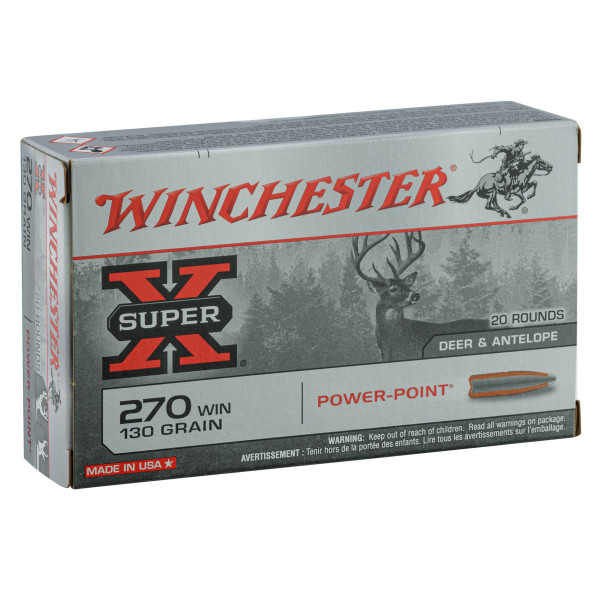 Winchester Power Point .270 Win 130 gr / 8.4 g — vue 3