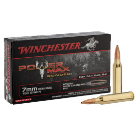 Winchester Power Max Bonded 7mm Remington Magnum 150 gr / 9.7 g