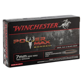 Winchester Power Max Bonded 7mm Remington Magnum 150 gr / 9.7 g — vue 2