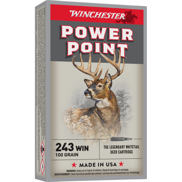 Winchester Power Point .243 Winchester 100 gr / 6.5 g — vue 2