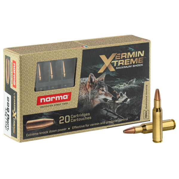 Norma .222 Remington VermintExtreme 55 grains / 3,6 g — vue 8