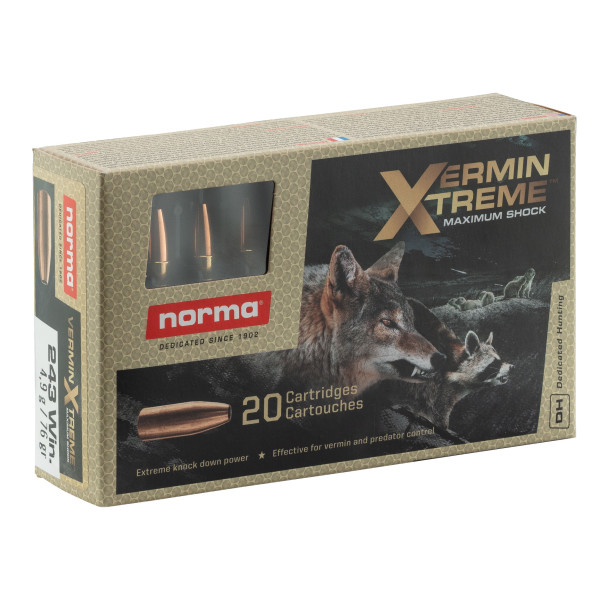 Norma .243 Winchester balle VerminXtreme 76gr / 4,9g — vue 3