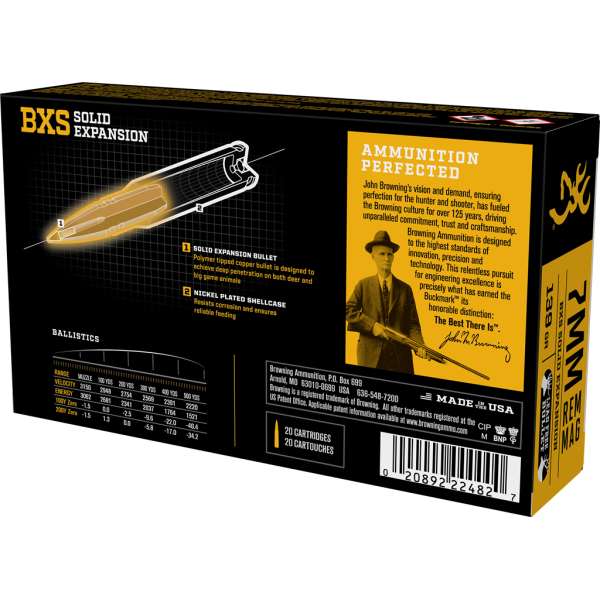 Browning 7mm Rem. Mag BXS 139 grains / 9 g — vue 10