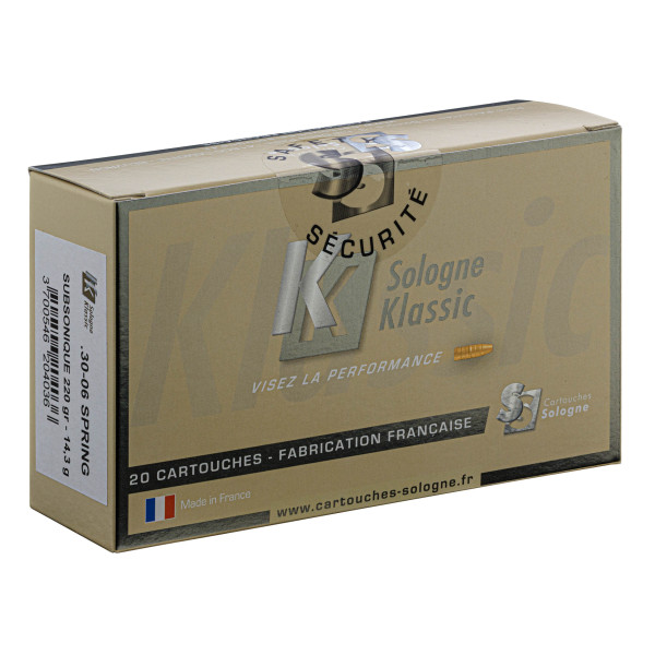 Sologne .30-06 Spring. Sierra RN SP Subsonique 220 gr / 14,2 g — vue 8