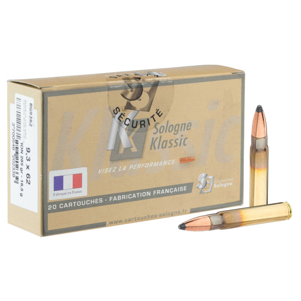 Sologne 9,3x62 Nosler Partition 285 gr / 18,5 g — vue 4