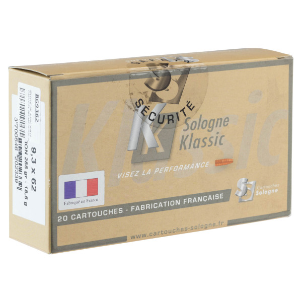 Sologne 9,3x62 Nosler Partition 285 gr / 18,5 g — vue 8