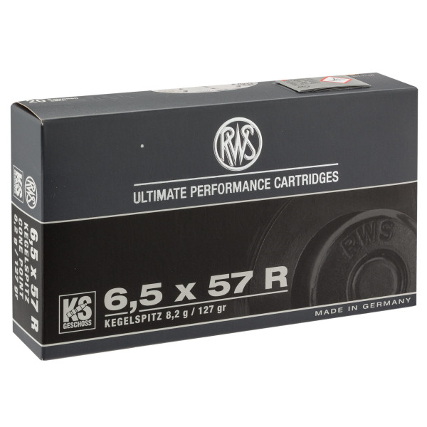 RWS 6.5x57 R Pointe conique KS 127 gr / 8.2 g — vue 3