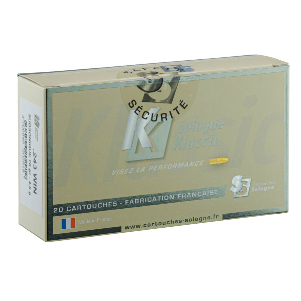 Sologne .243 Win Subsonique Sierra HPBT 70 gr / 4,5 g — vue 2