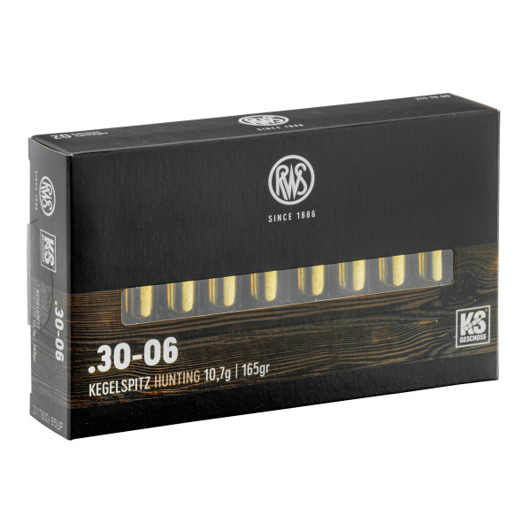 RWS 30-06 Springfield Pointe conique KS 165 gr / 10.7 g — vue 3