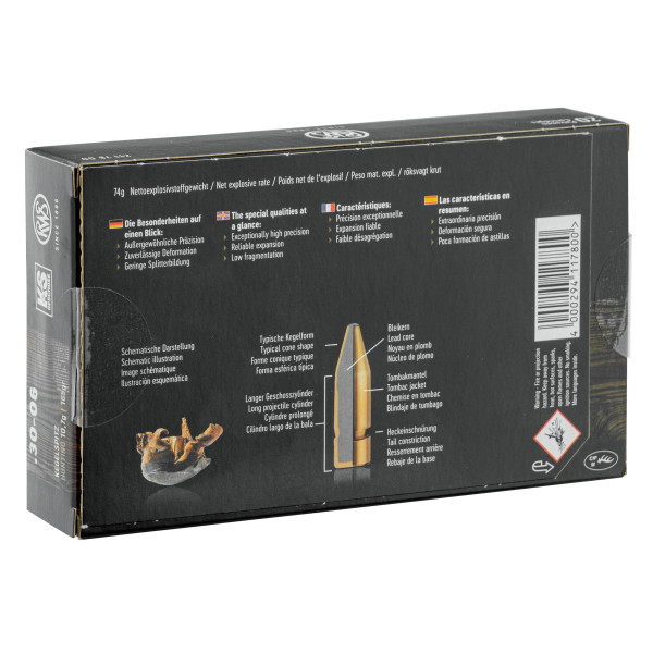 RWS 30-06 Springfield Pointe conique KS 165 gr / 10.7 g — vue 8