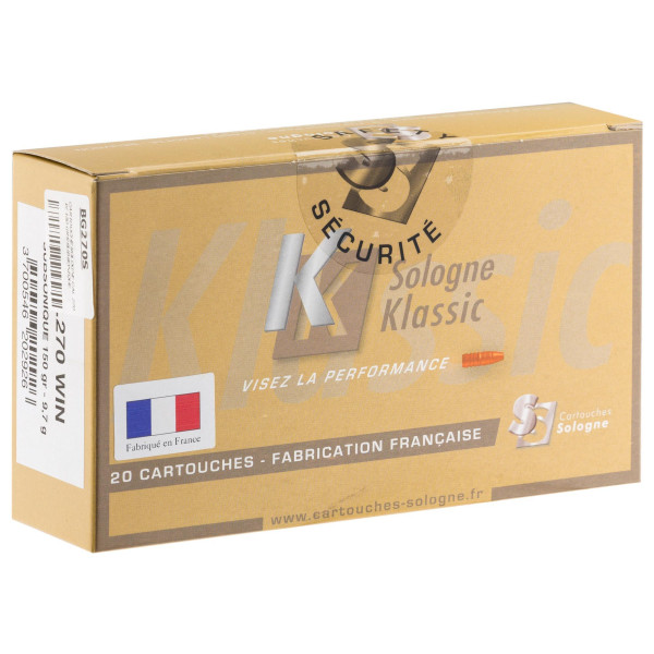 Sologne .270 Winchester Subsonique Sellier & Bellot Soft Point 150 gr / 9,7 g — vue 6