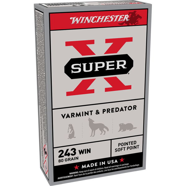 Winchester Super-X JSP .243 Winchester 80 gr / 5.18 g — vue 4