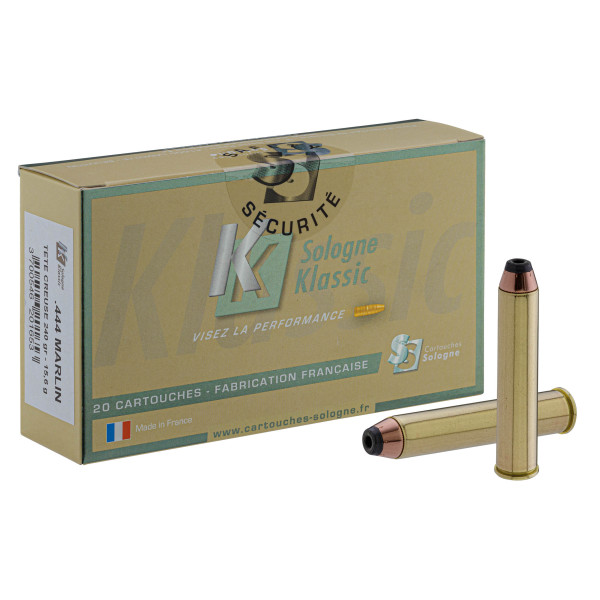Sologne .444 Marlin Nosler HP 240 gr / 15,6 g — vue 2