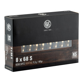 RWS 8x68 S Pointe conique KS 180 gr / 11.7 g