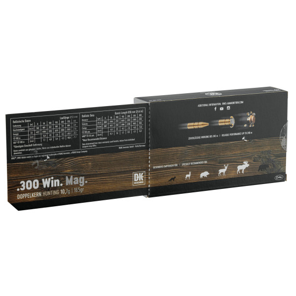 RWS .300 Win Mag Double noyau DK 165 gr / 10.7 g — vue 2