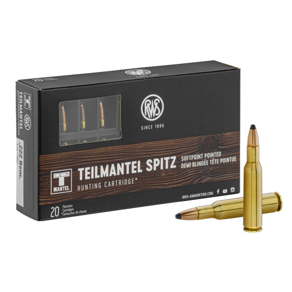 RWS .222 Remington T-Mantel 50 gr / 3.2 g — vue 4