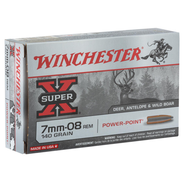 Winchester Power Point 7mm-08 Remington 140 gr / 9,1 g — vue 3